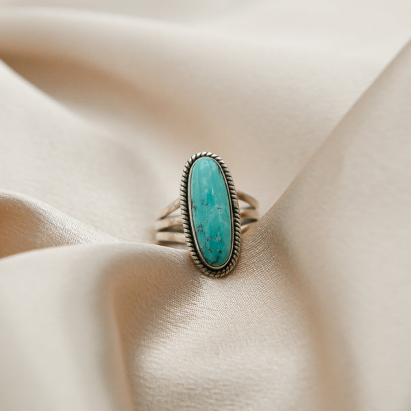 Kingman Turquoise Ring  | Sz 8