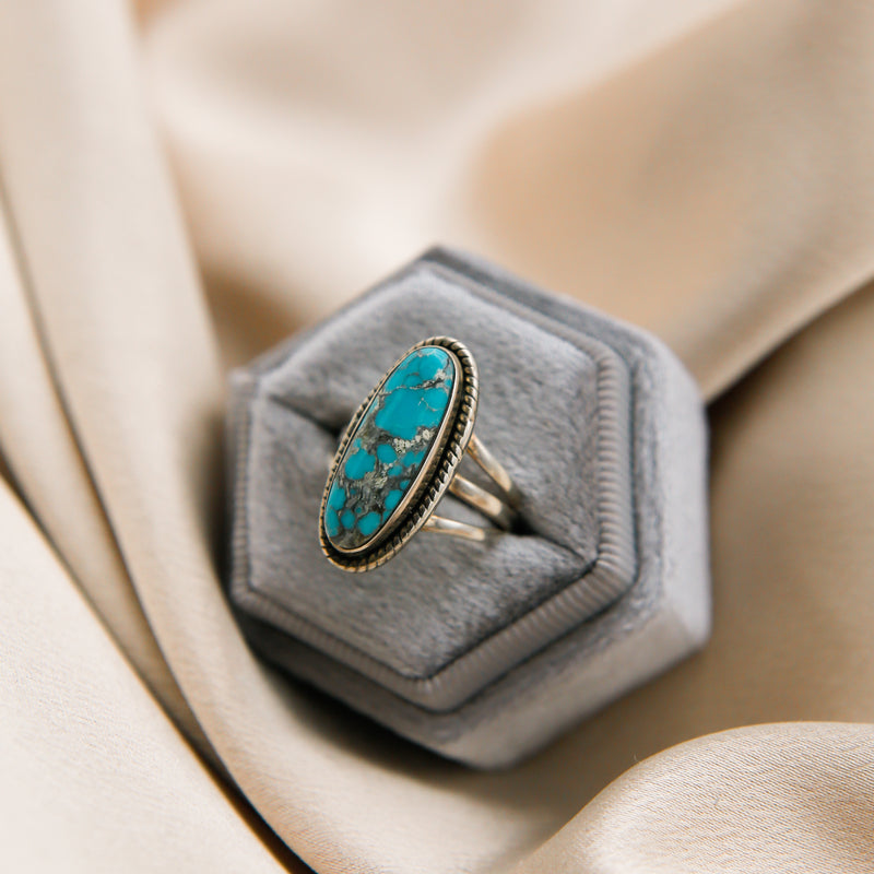 Kingman Turquoise Ring  | Sz 7