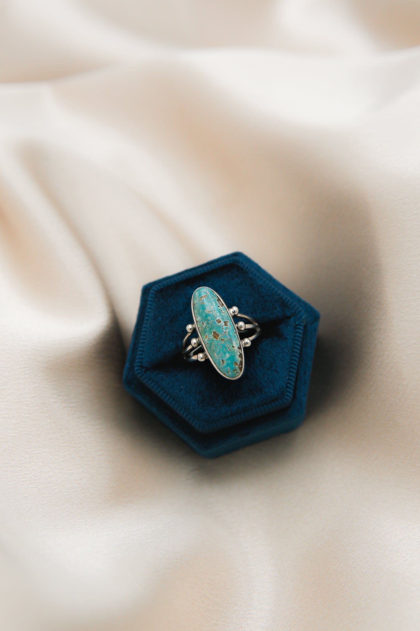 Kingman Turquoise Ring  | Sz 8