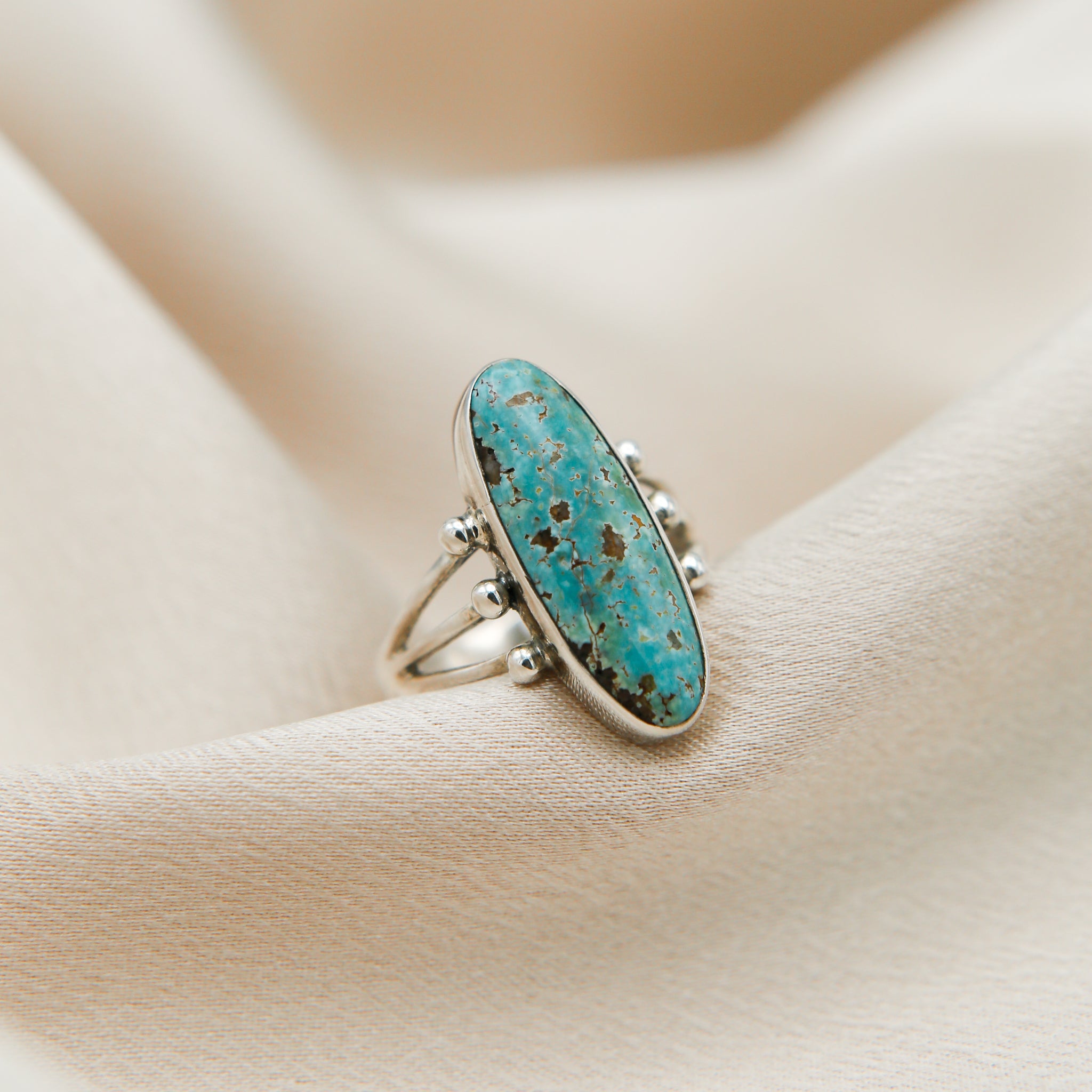 Kingman Turquoise Ring  | Sz 8