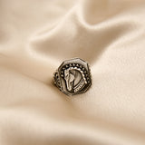 Sybil | Sterling Horse Ring | Sz 9