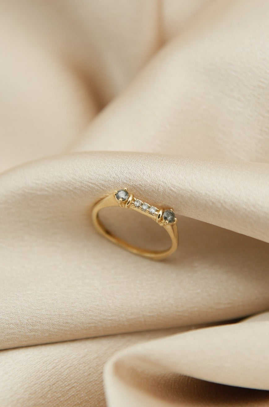 Bella Ring | 14K Gold Stacking Ring