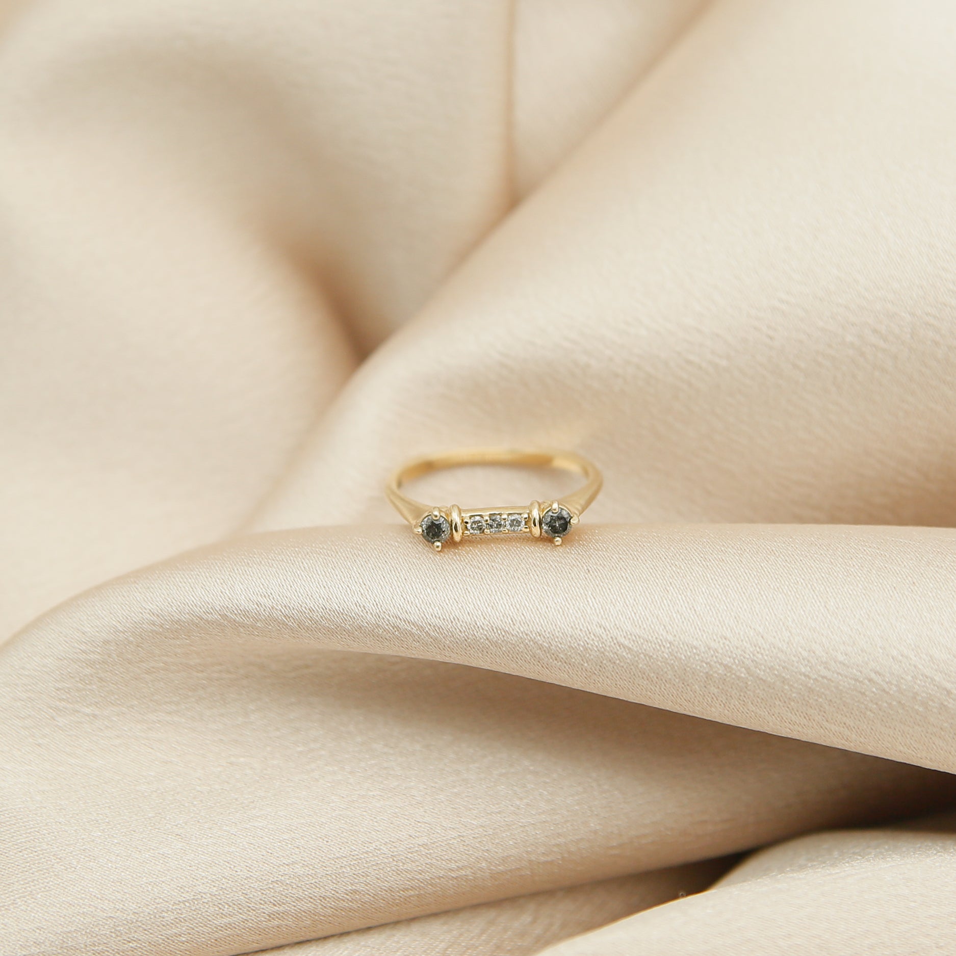 Bella Ring | 14K Gold Stacking Ring