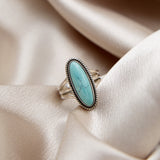 Sterling Silver Turquoise Ring | Sz 8