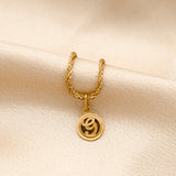 Vintage 19k Portuguese Letter "G" Charm