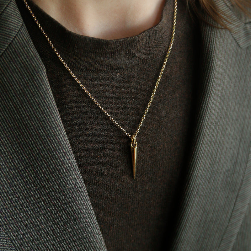 Meg Necklace I Brass