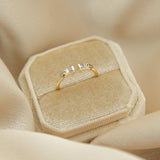 Salt and Pepper Diamonds in and Adjustable ring by local Milwaukee jewelers Cival 