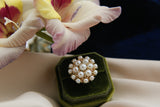 1960s Natural Pearl Statement Ring | Sz 7.5
