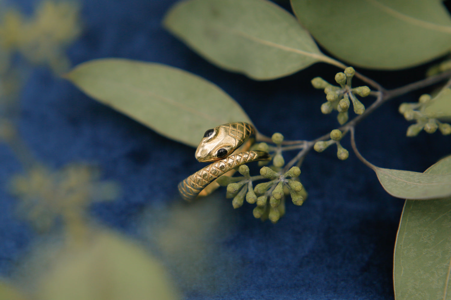 Adjustable Victorian Style Snake Ring | Amano Studios