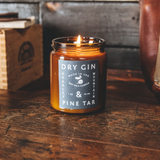 Dry Gin & Pine Tar Candle