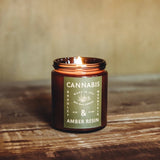 Cannabis & Amber Resin Candle
