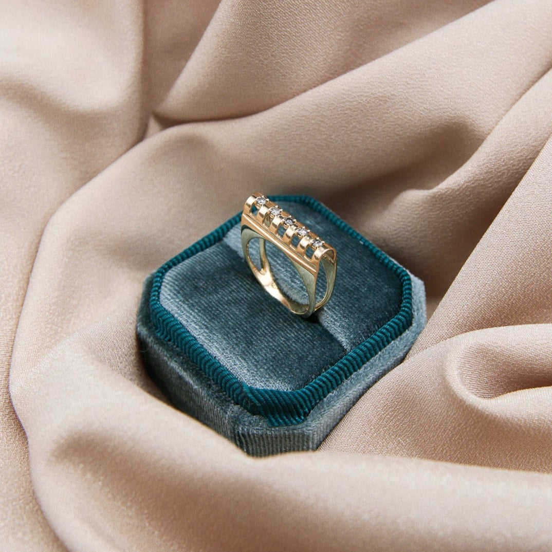 Evora | CIVAL ORIGINAL | 14k & Diamond Ring