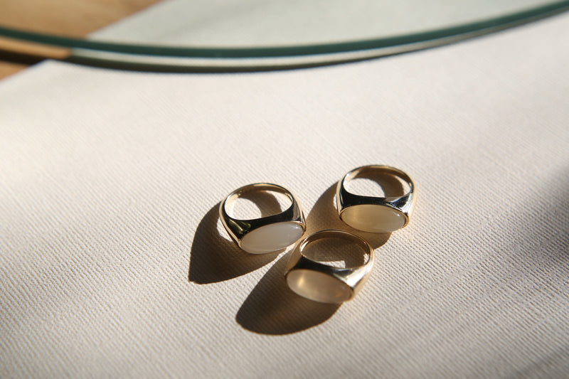 Koda Luxe Ring | 14k Gold & 14k White Gold