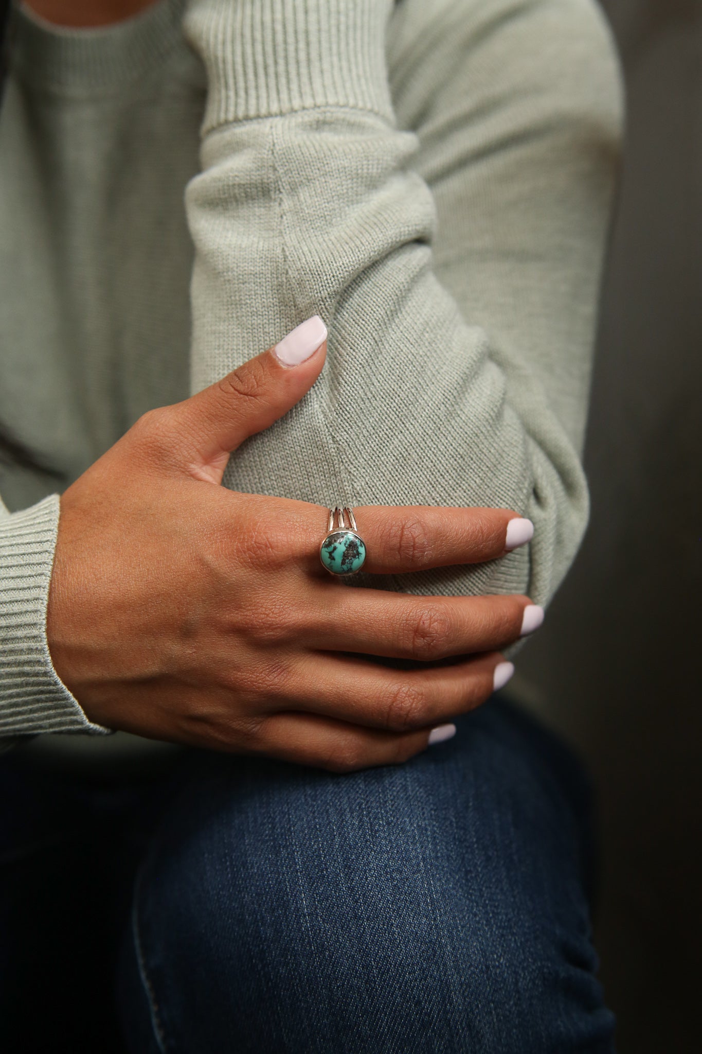 Kingman Turquoise Ring | Sz 6