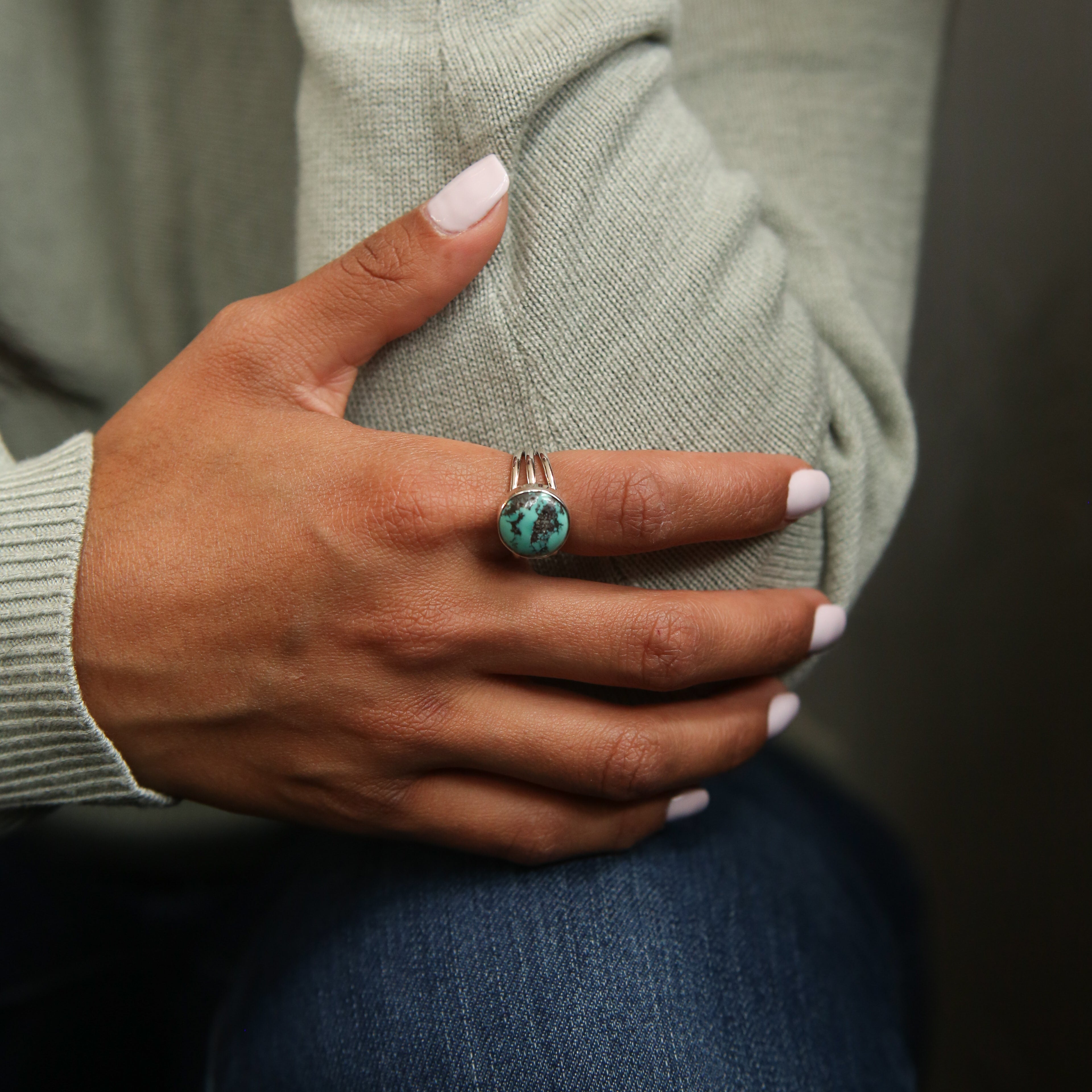 Kingman Turquoise Ring | Sz 6