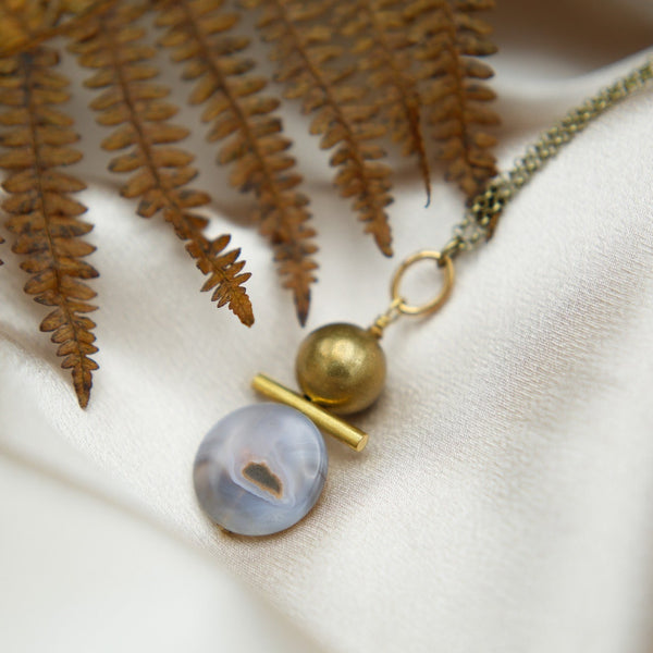 Verona | Bamboo Agate Necklace