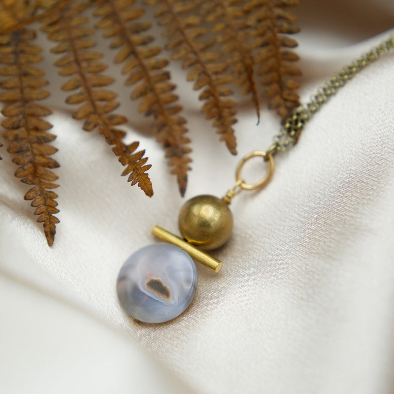 Verona | Bamboo Agate Necklace