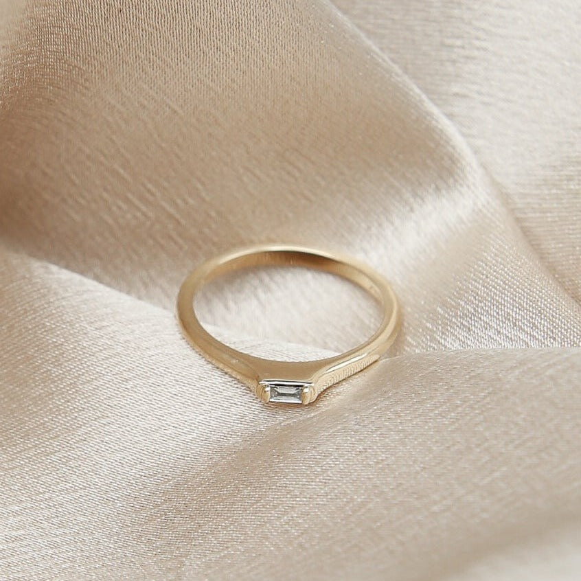 Luca | CIVAL Originals | 14k Diamond Baguette Ring