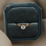 1860's 10K Moissanite Ring | Sz 6.25