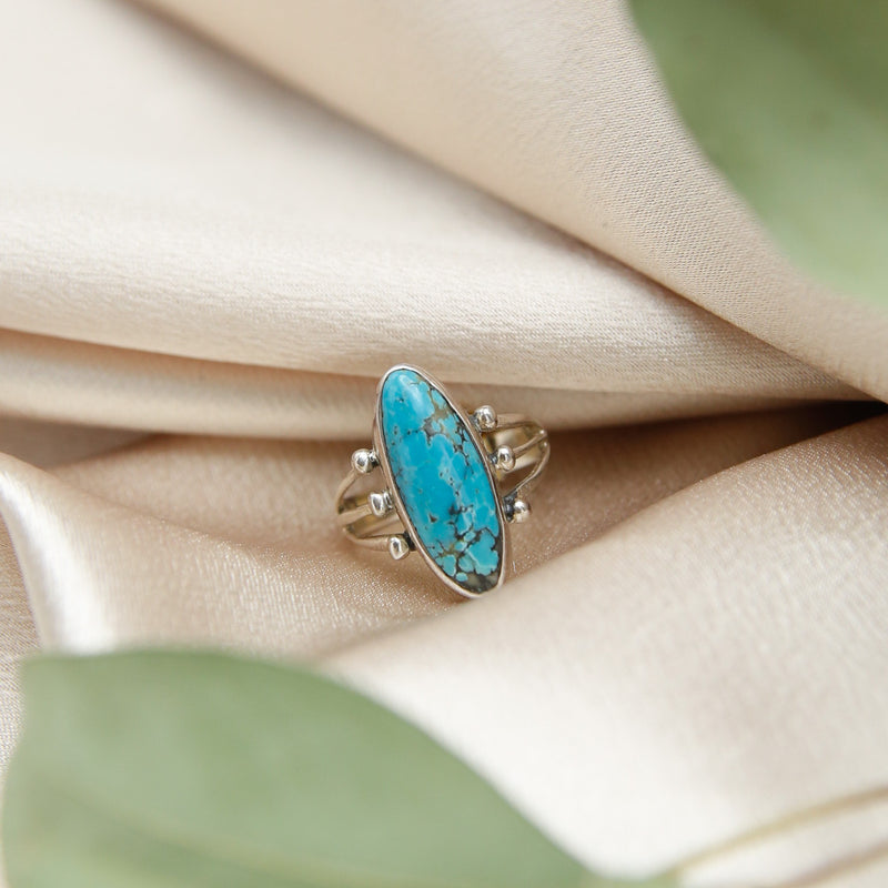 New Lander Turquoise Ring | Sz 7