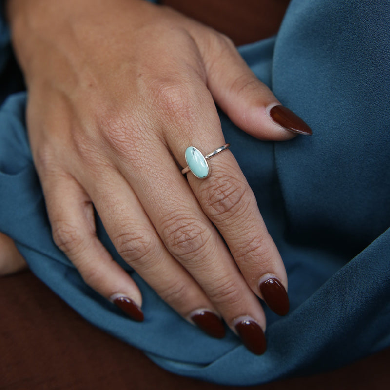 Royston Turquoise Ring | North-South Oval