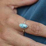Royston Turquoise Ring | North-South Oval