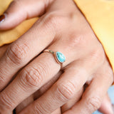 Royston Turquoise Ring | Medium Teardrop