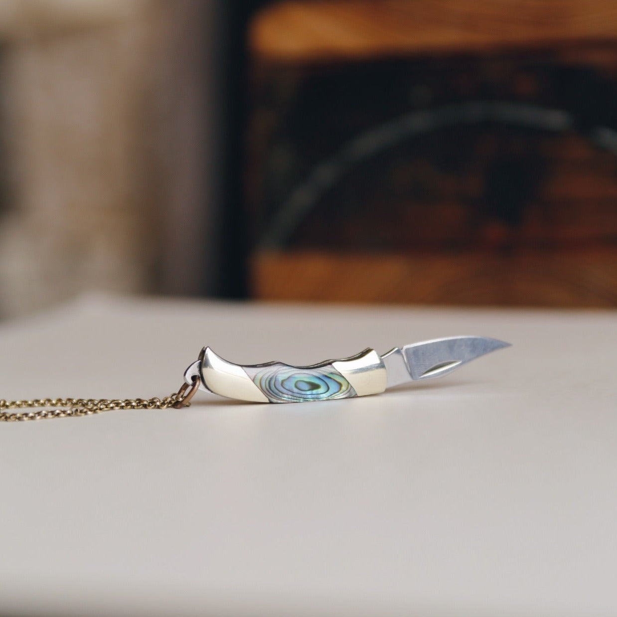 sexy knife necklace