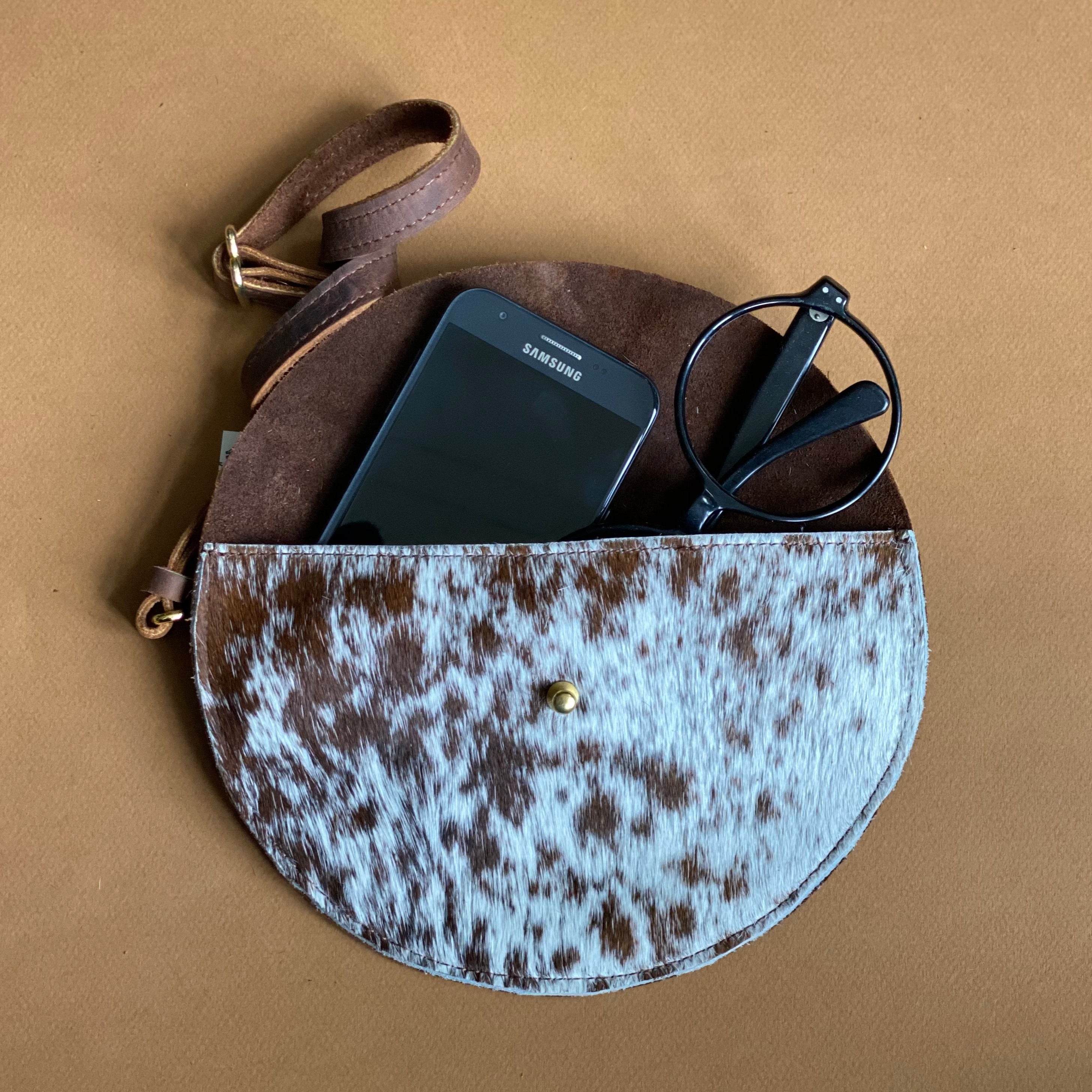 The Moon Cow Hide Hip Bag | Jackalope Milk