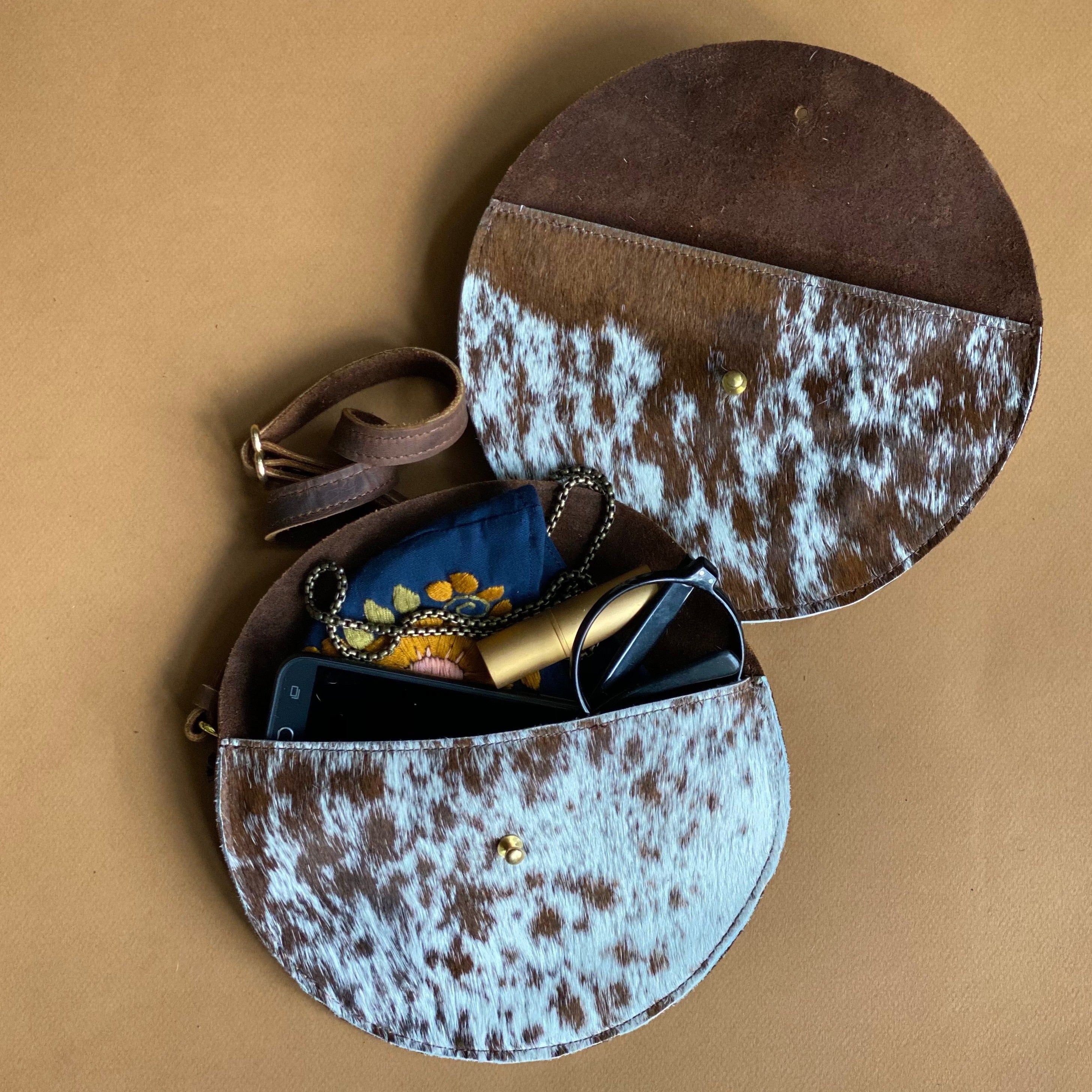 The Moon Cow Hide Hip Bag | Jackalope Milk