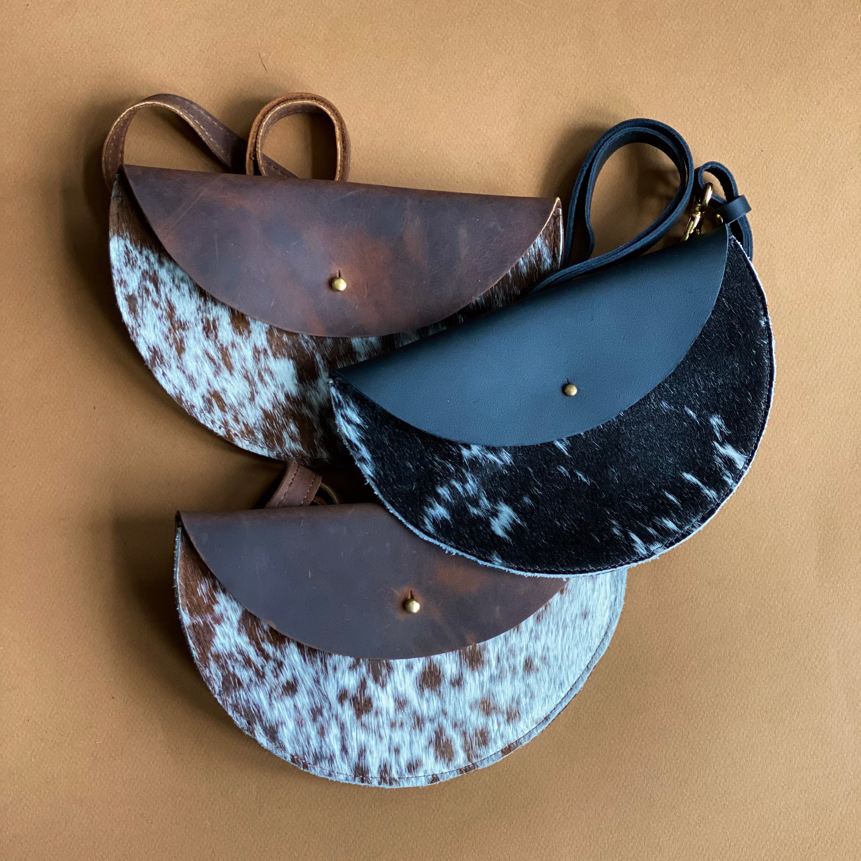 The Moon Cow Hide Hip Bag | Jackalope Milk