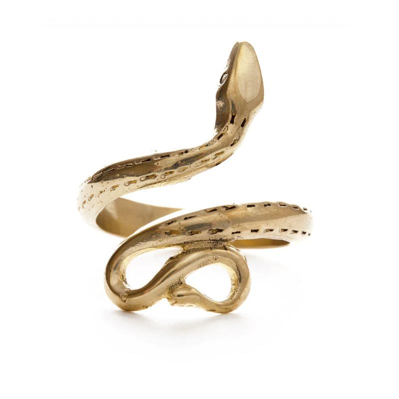 Golden Serpent Ring | Amano Studios